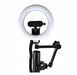 ALLCAST 6" Ring Light and HD Webcam with Adjustable Arm Pole Clamp - AMERICAN RECORDER TECHNOLOGIES, INC.