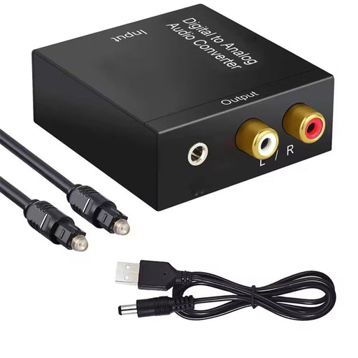 Optical Toslink/Coaxial Digital to L/R RCA/3.5mm Stereo Analog Audio Converter - AMERICAN RECORDER TECHNOLOGIES, INC.