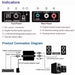 Optical Toslink/Coaxial Digital to L/R RCA/3.5mm Stereo Analog Audio Converter - AMERICAN RECORDER TECHNOLOGIES, INC.