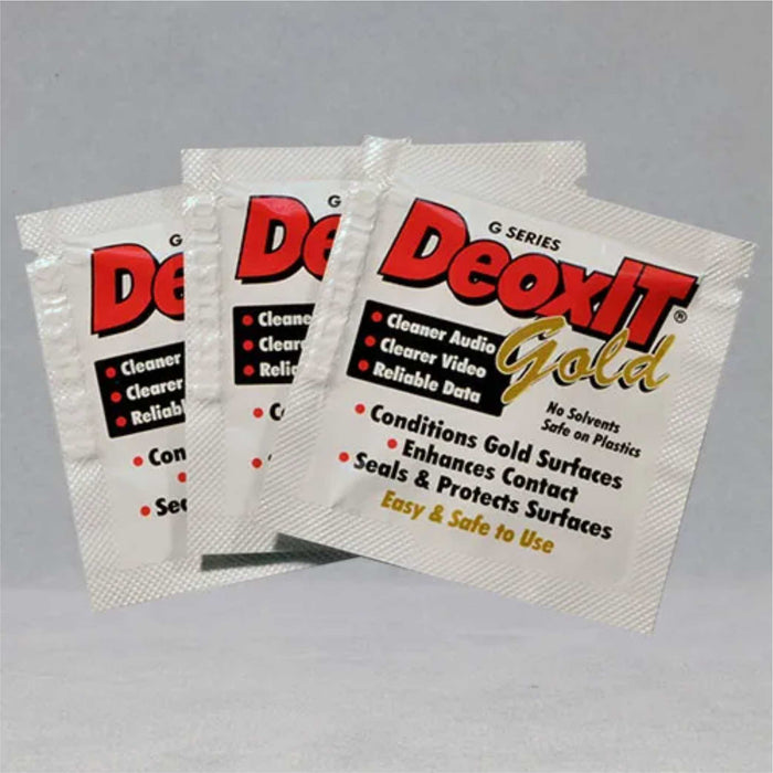 CAIG LABS DeoxIT® Gold, #K-G1W-50 (Individual Wipes, 3 x 3.5″) - AMERICAN RECORDER TECHNOLOGIES, INC.