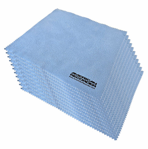 POWERCLEAN 11" x 12" Large Size Optical Grade Micro Fiber Cleaning Cloths - AMERICAN RECORDER TECHNOLOGIES, INC.