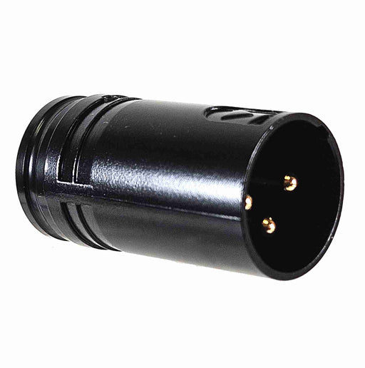 AMERICAN RECORDER Low Profile 3 pin Male XLR Solder Type Connector - Black - AMERICAN RECORDER TECHNOLOGIES, INC.