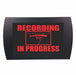 AMERICAN RECORDER - "RECORDING IN PROGRESS" with VU Meter Graphic LED Lighted Sign - AMERICAN RECORDER TECHNOLOGIES, INC.