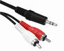 3.5mm Stereo Male to Dual RCA - AMERICAN RECORDER TECHNOLOGIES, INC.