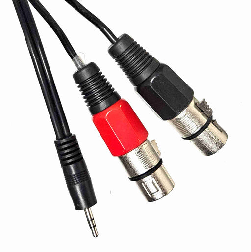 3.5mm to Dual XLR Female Cable - AMERICAN RECORDER TECHNOLOGIES, INC.