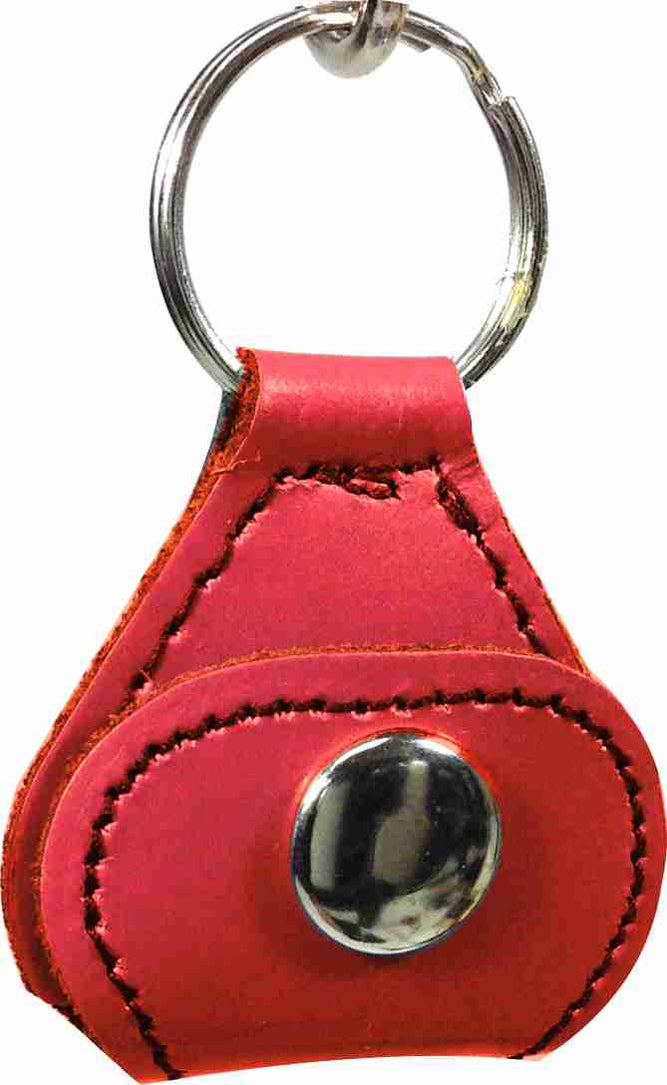 Leather Key Chain with Guitar Pick Holder & Picks — AMERICAN RECORDER ...